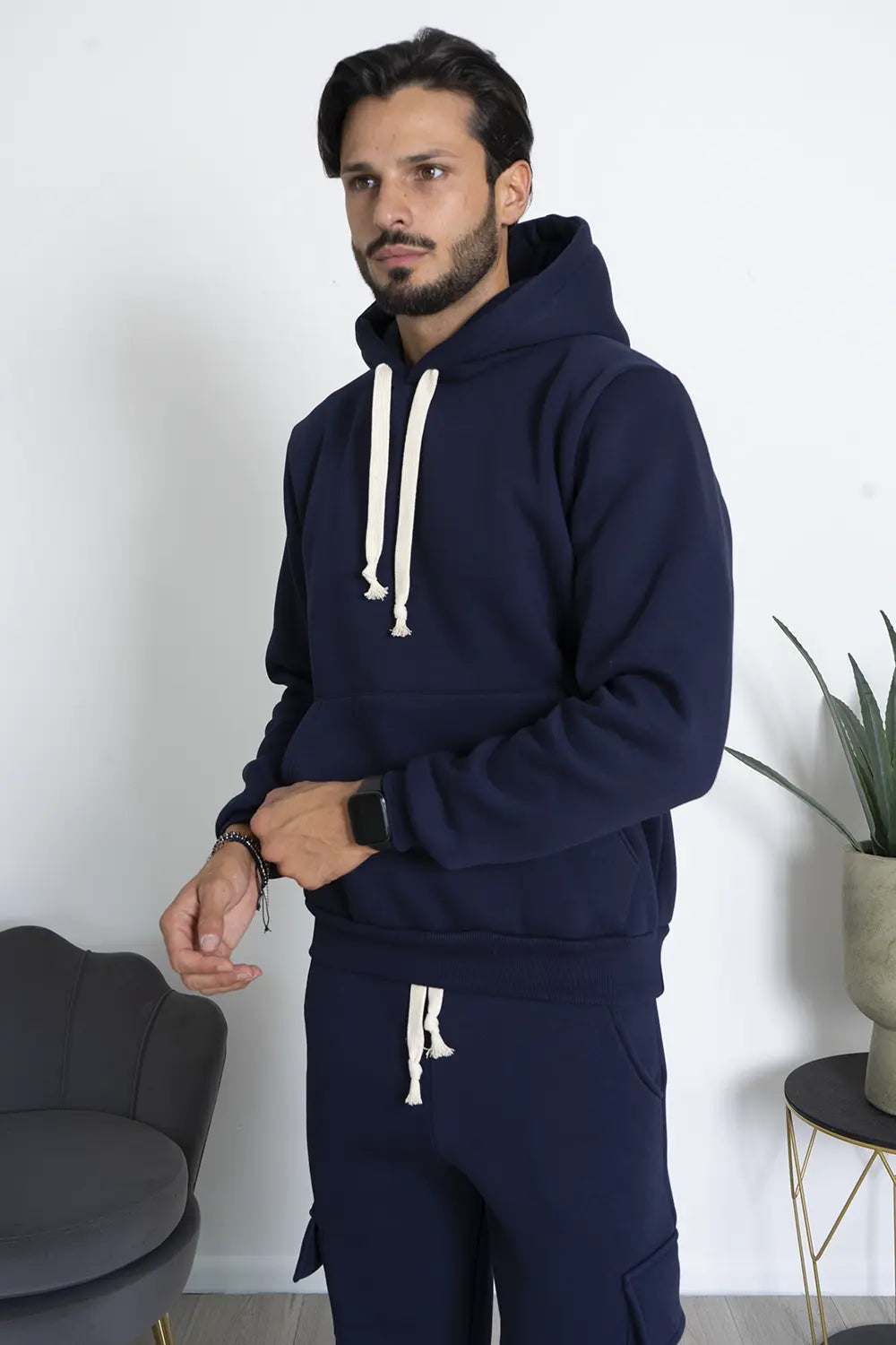 Felpa Hoodie Felpata Con Cappuccio Art. Fe185