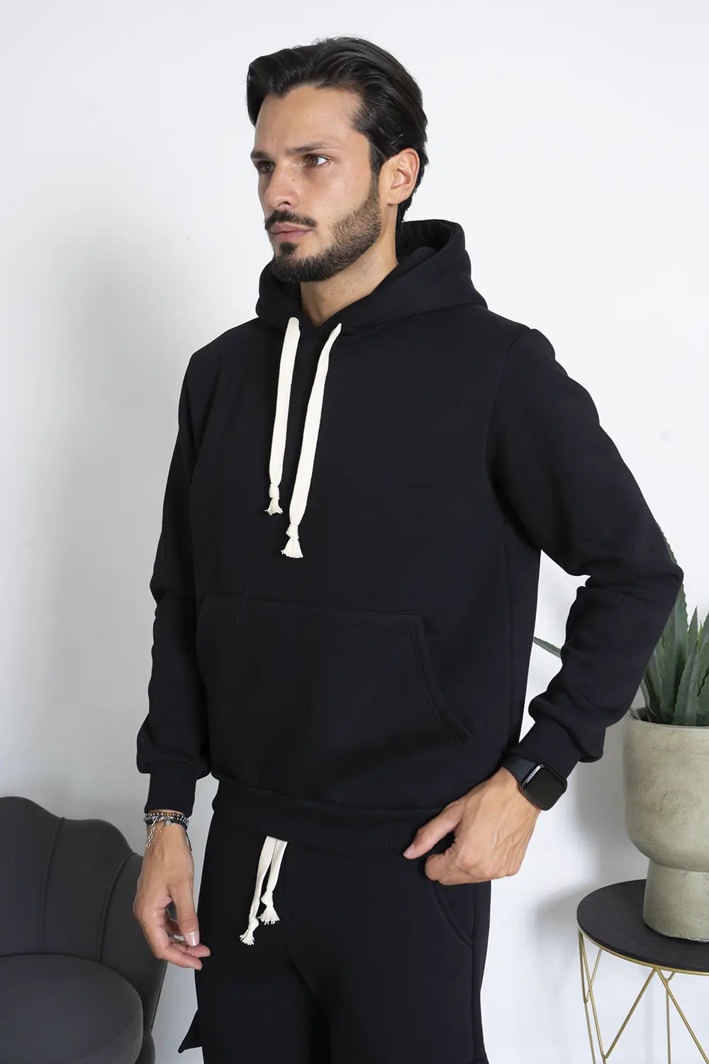 Felpa Hoodie Felpata Con Cappuccio Art. Fe185