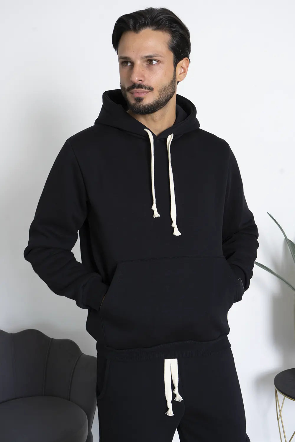 Felpa Hoodie Felpata Con Cappuccio Art. Fe185