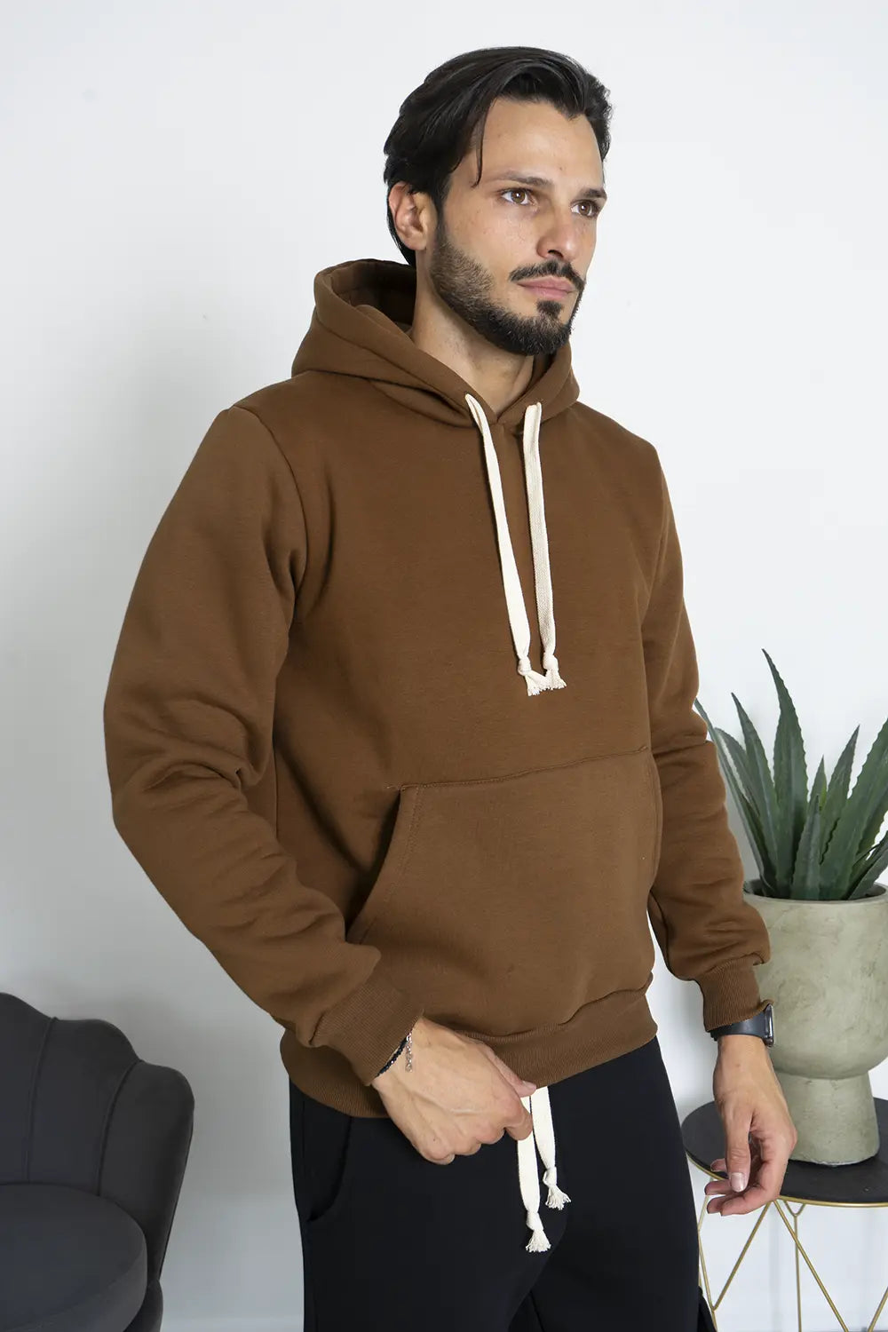 Felpa Hoodie Felpata Con Cappuccio Art. Fe185