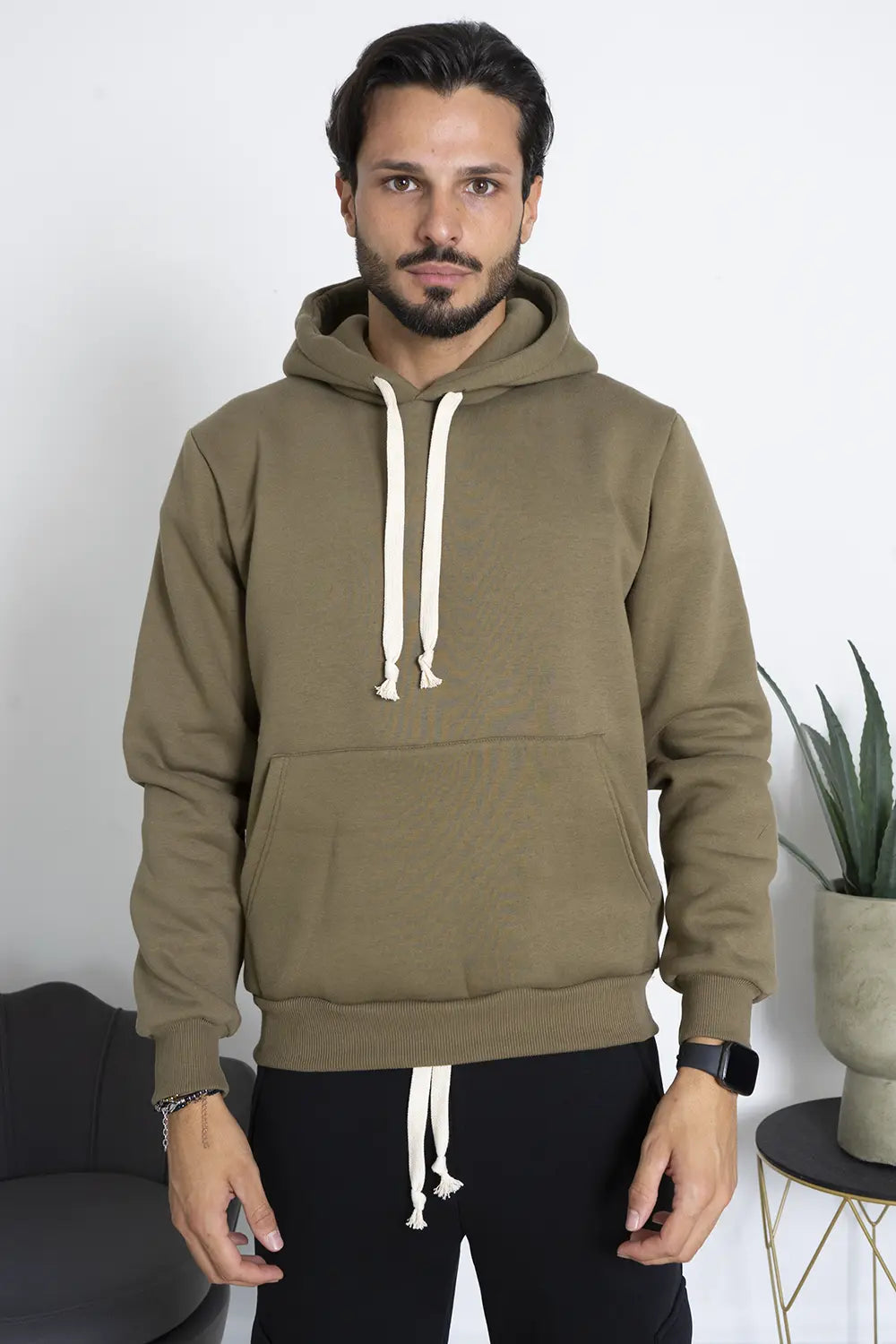 Felpa Hoodie Felpata Con Cappuccio Art. Fe185