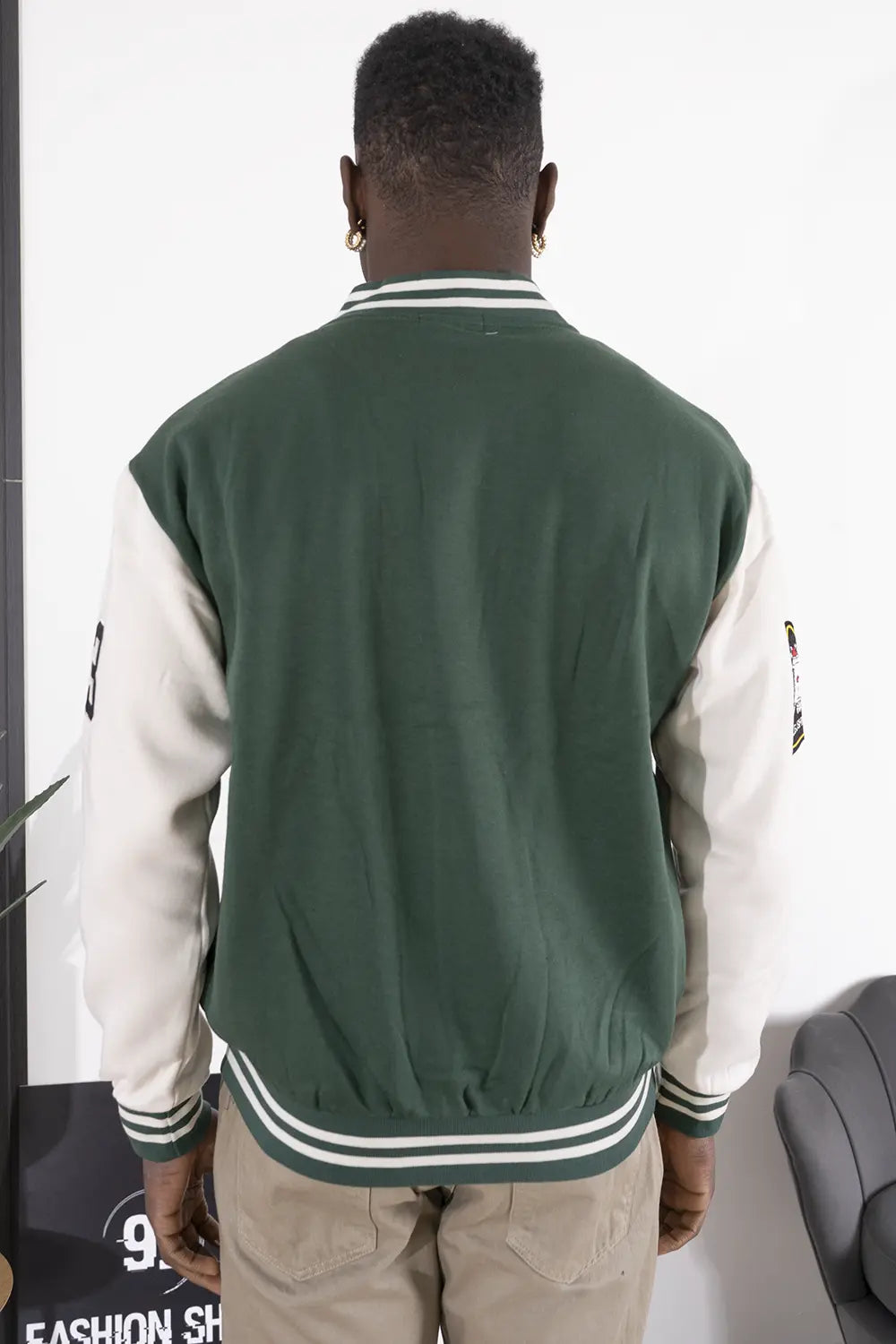 Felpa Uomo Giacca College Varsity ''P'' Art. FE172
