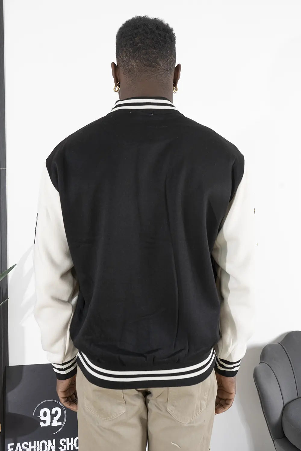 Felpa Uomo Giacca College Varsity ''P'' Art. FE172