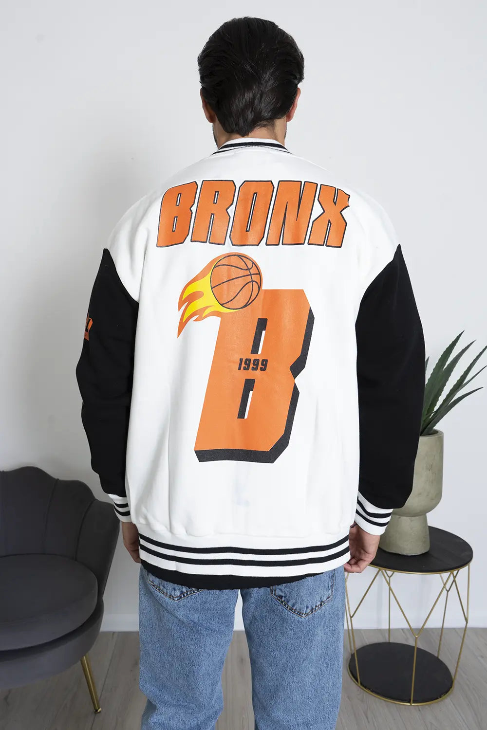 Felpa Uomo Varsity College 'Bronx' Art. Fe144