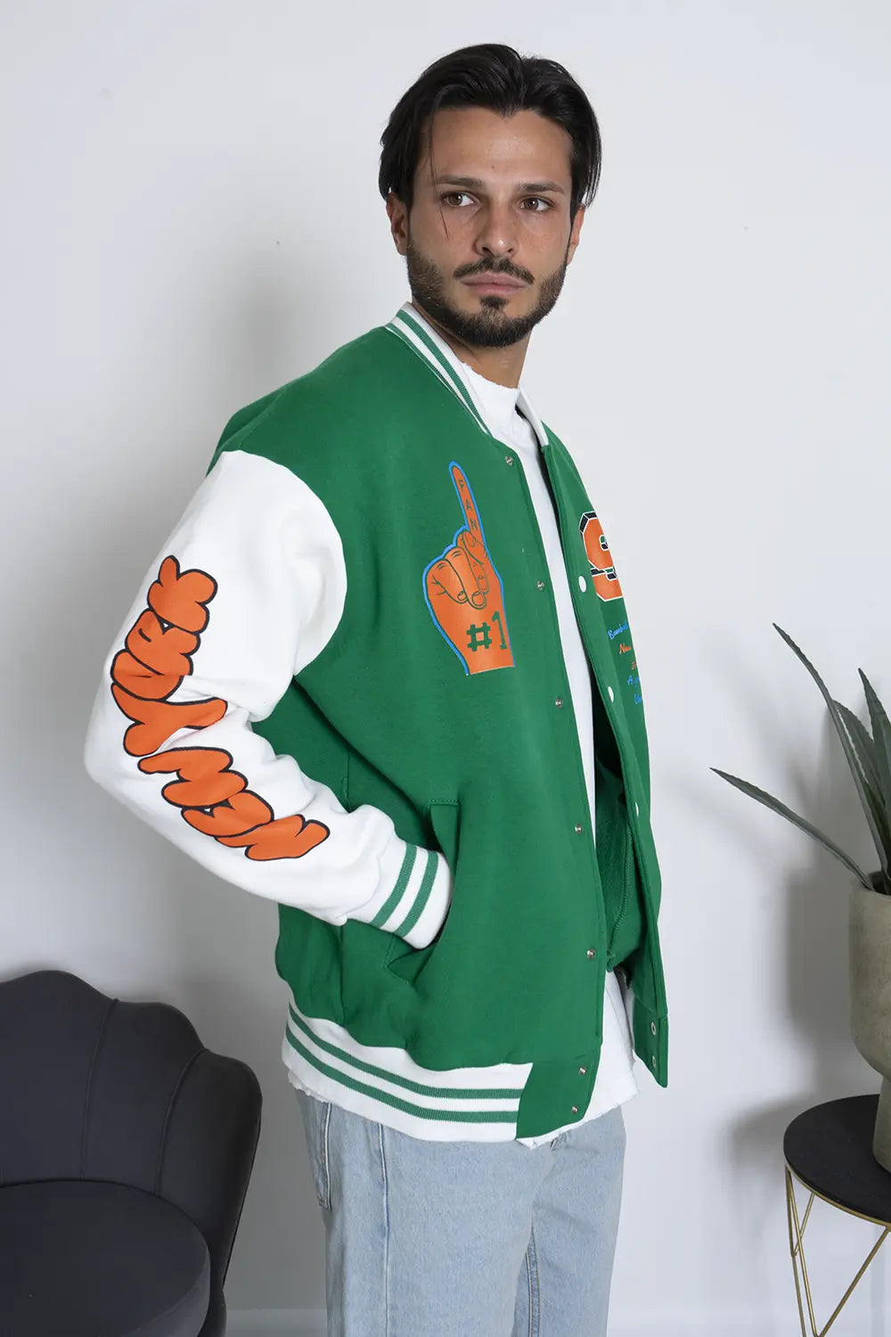 Felpa Uomo College Varsity ''98'' Art. Fe145