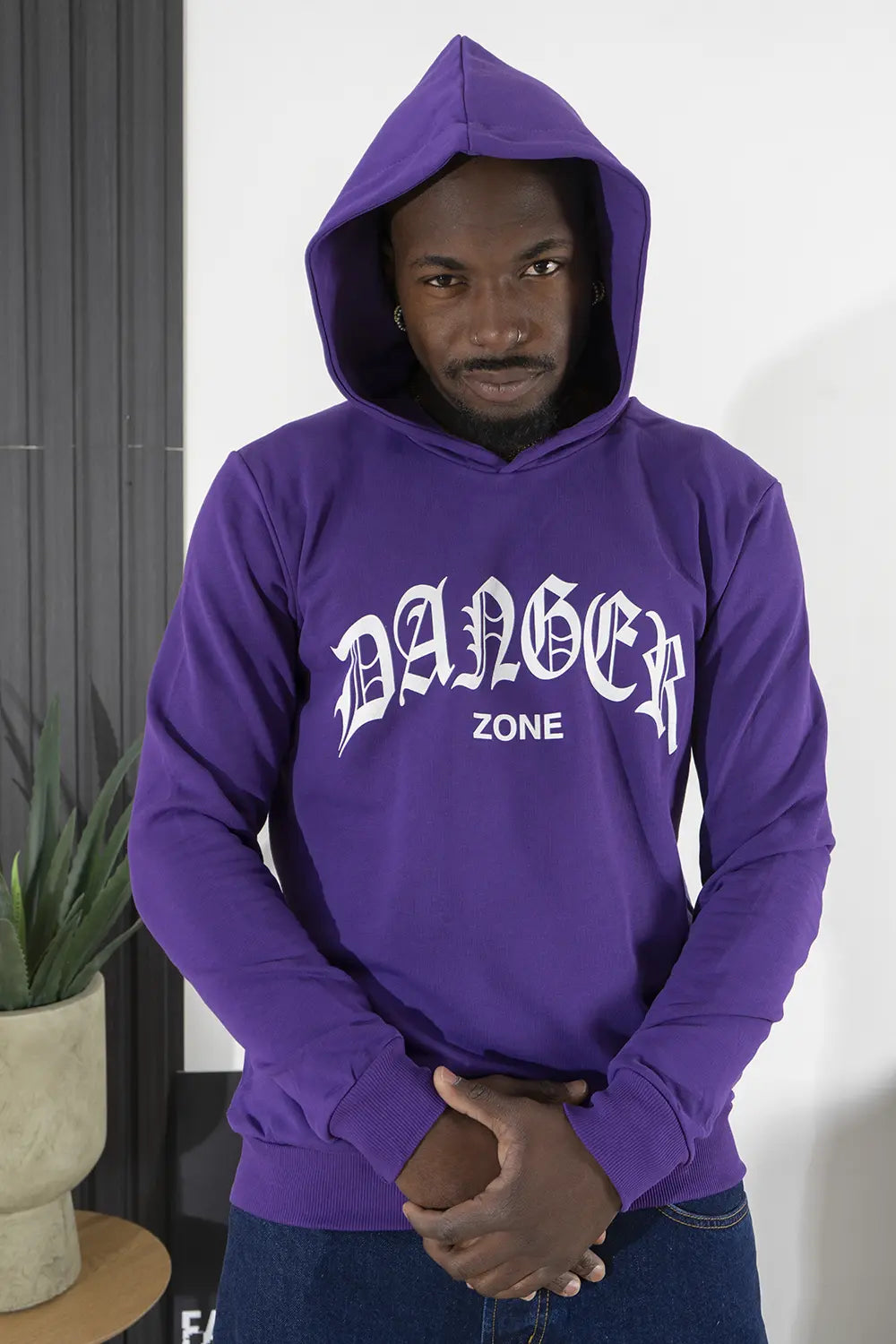 Felpa Uomo Stampa ''Danger'' Art. Fe147