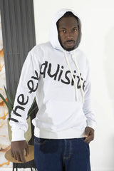 Felpa Uomo Con Cappuccio e coulisse Stampa Frontale Art. Fe155