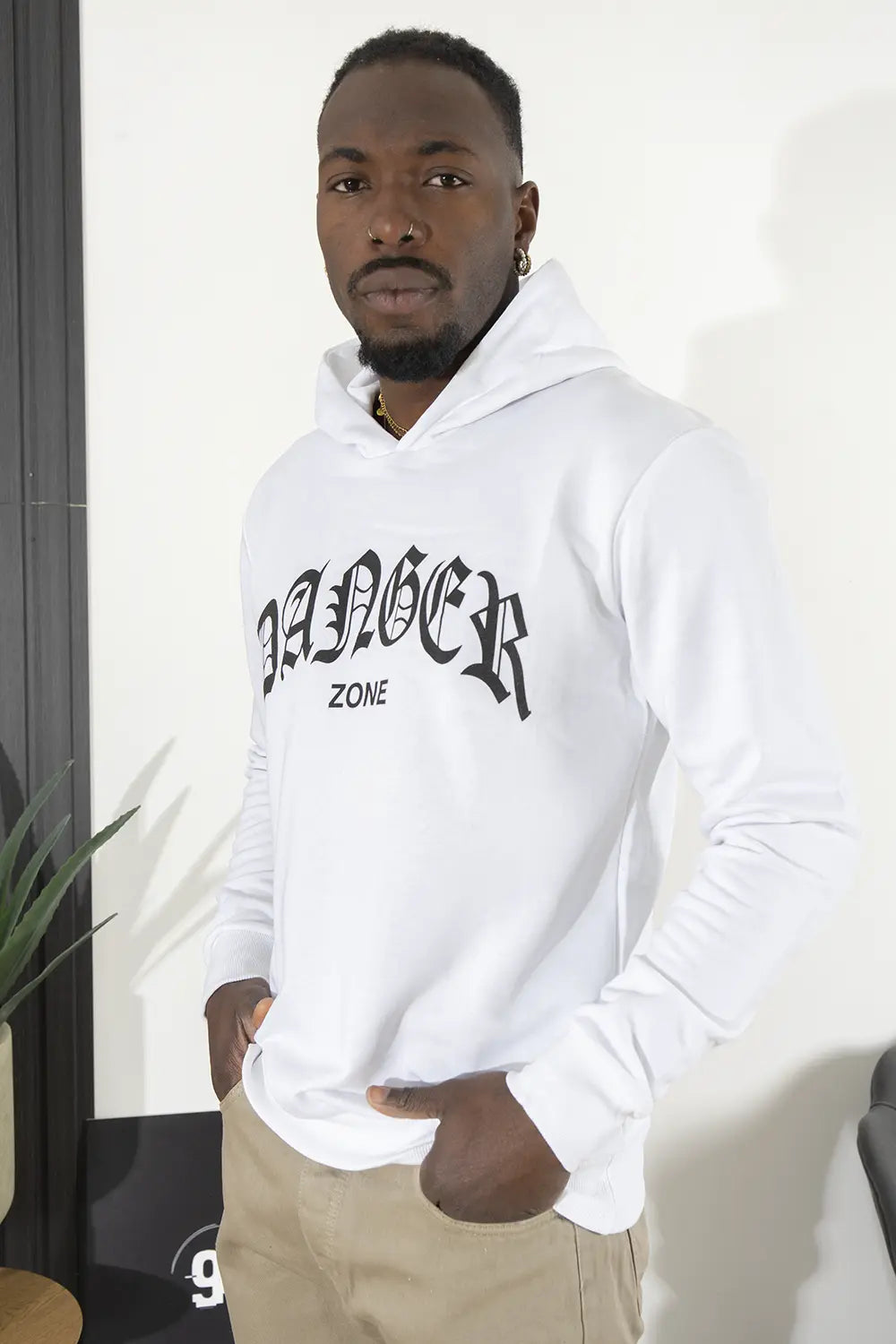 Sweat-shirt homme imprimé ''Danger'' Art. Fe147