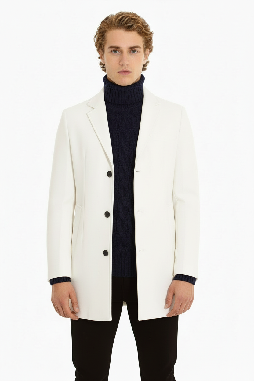 Cappotto Uomo Giacca Con Scollo A ''V'' Art. Cp01