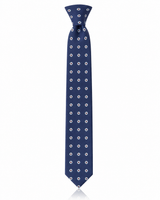 Cravatta Uomo Blu Con Fantasia A Fiorellini