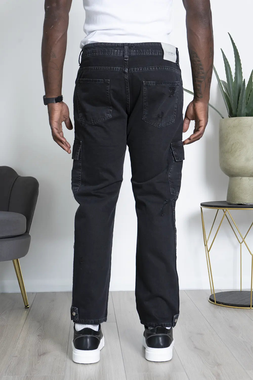 Jeans Straight Fit Cargo Art. Js475