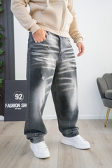 Jeans Uomo Oversize Baggy Fit Effetto Washed Art. JS554