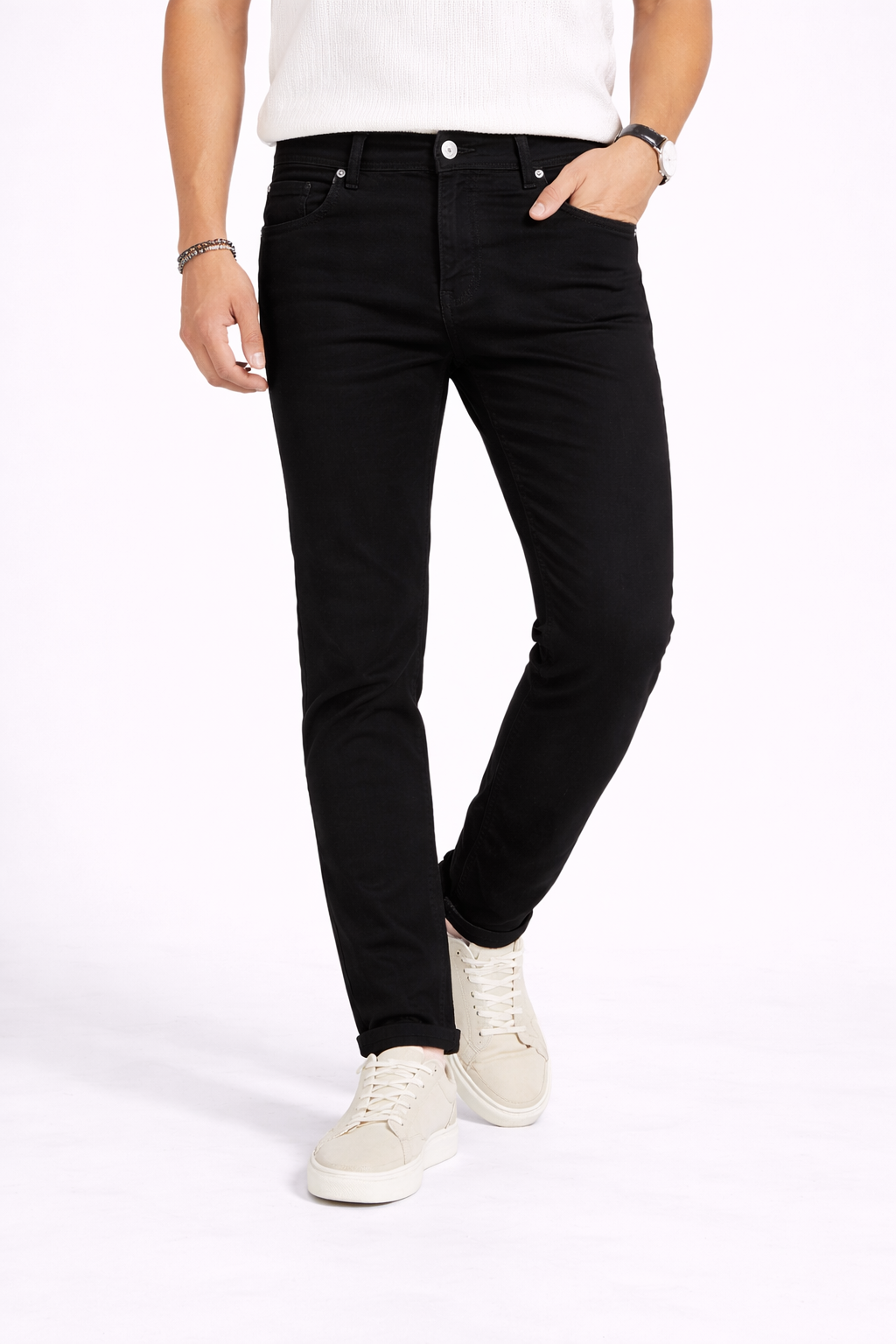 Pantaloni Jeans Slim Fit Casual Elasticizzato Art. Js470