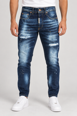 Jeans ''Lionel'' Con Sfumature E abrasioni Art. Js579