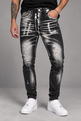 Jeans Black Zip ''Cruis'' Art. Js581