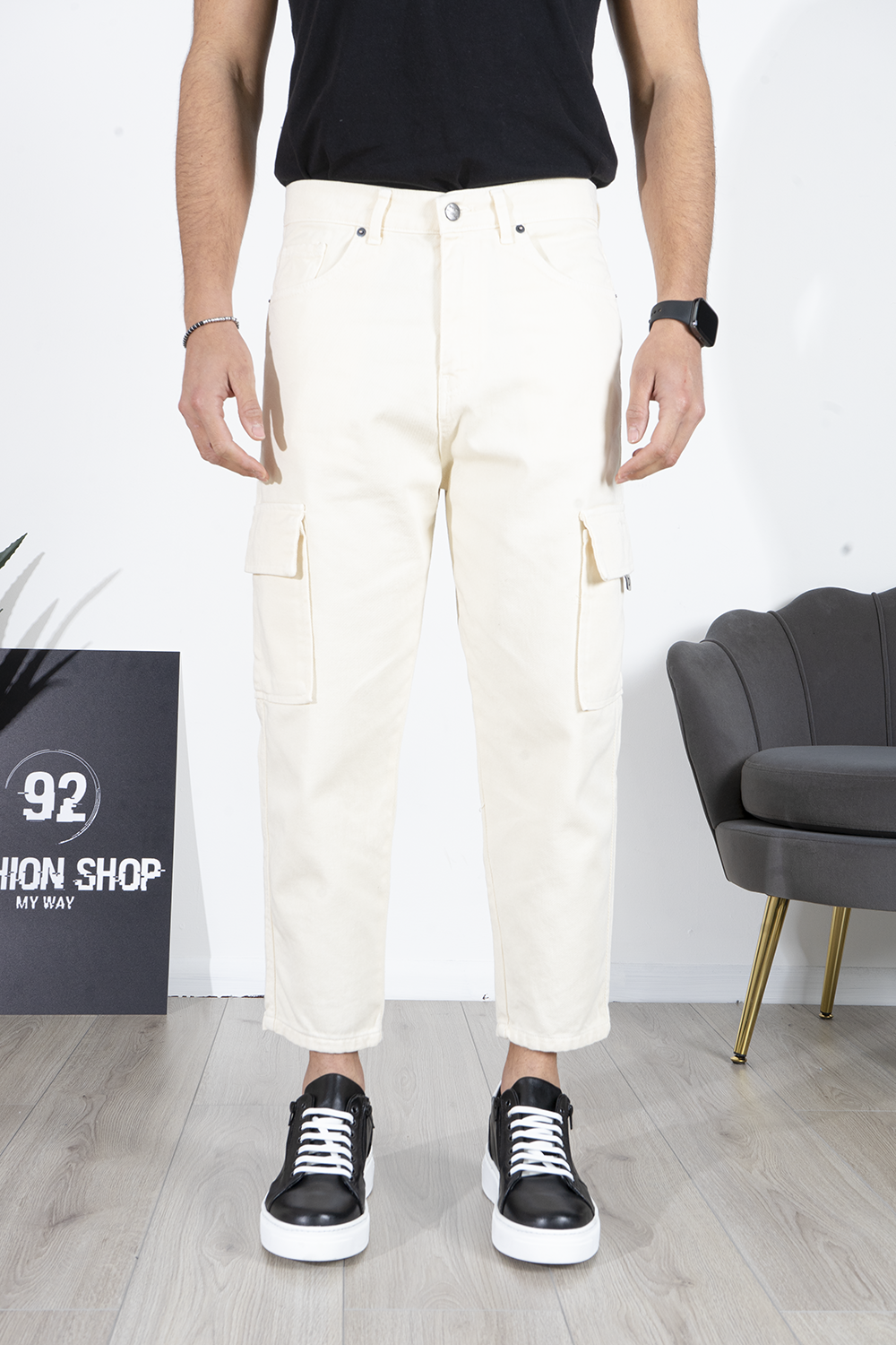 Jeans Cargo 'B' Bull Denim Art. Js515