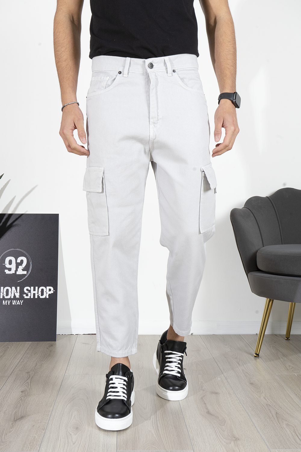 Jeans Cargo 'B' Bull Denim Art. Js515