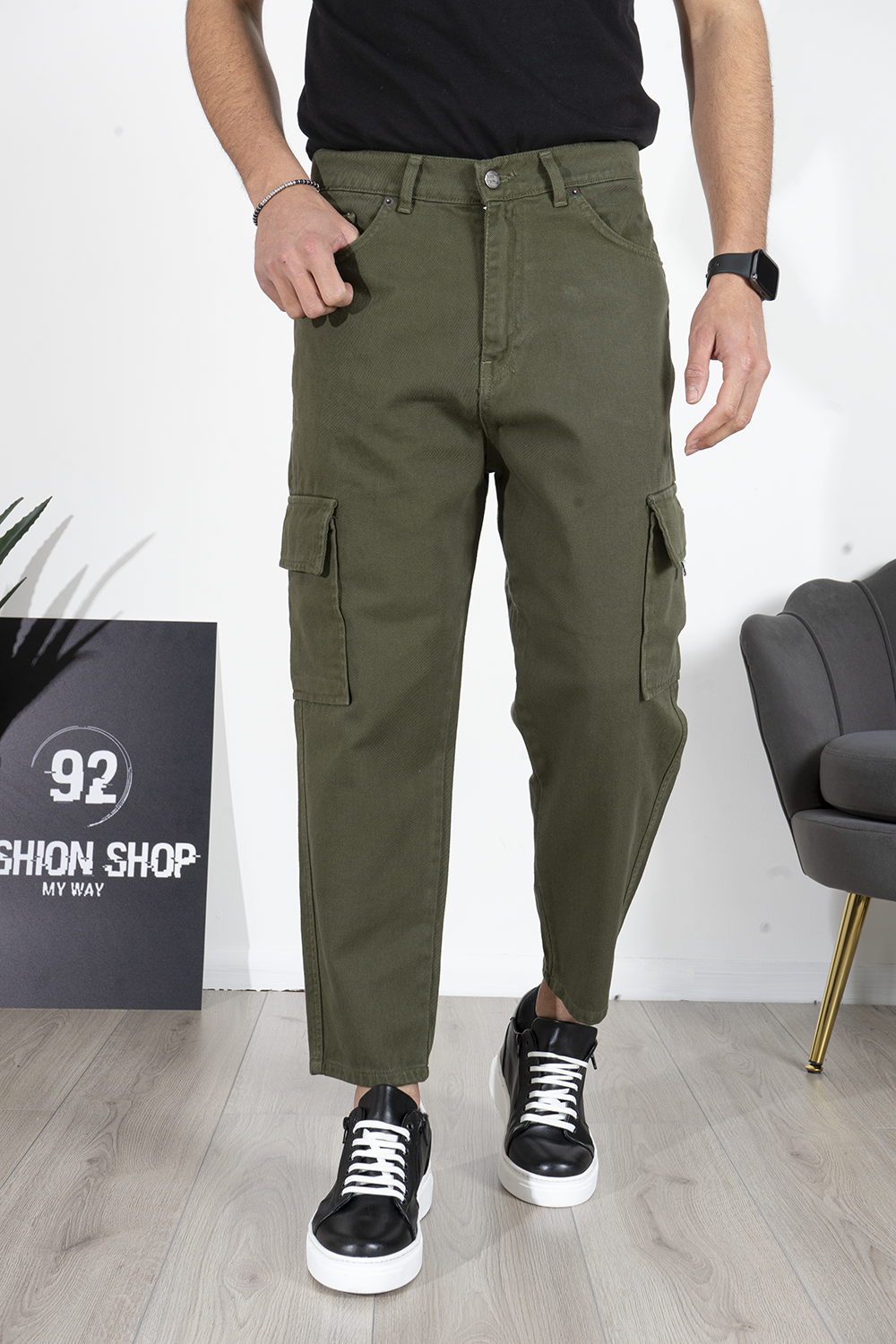 Jeans Cargo 'B' Bull Denim Art. Js515