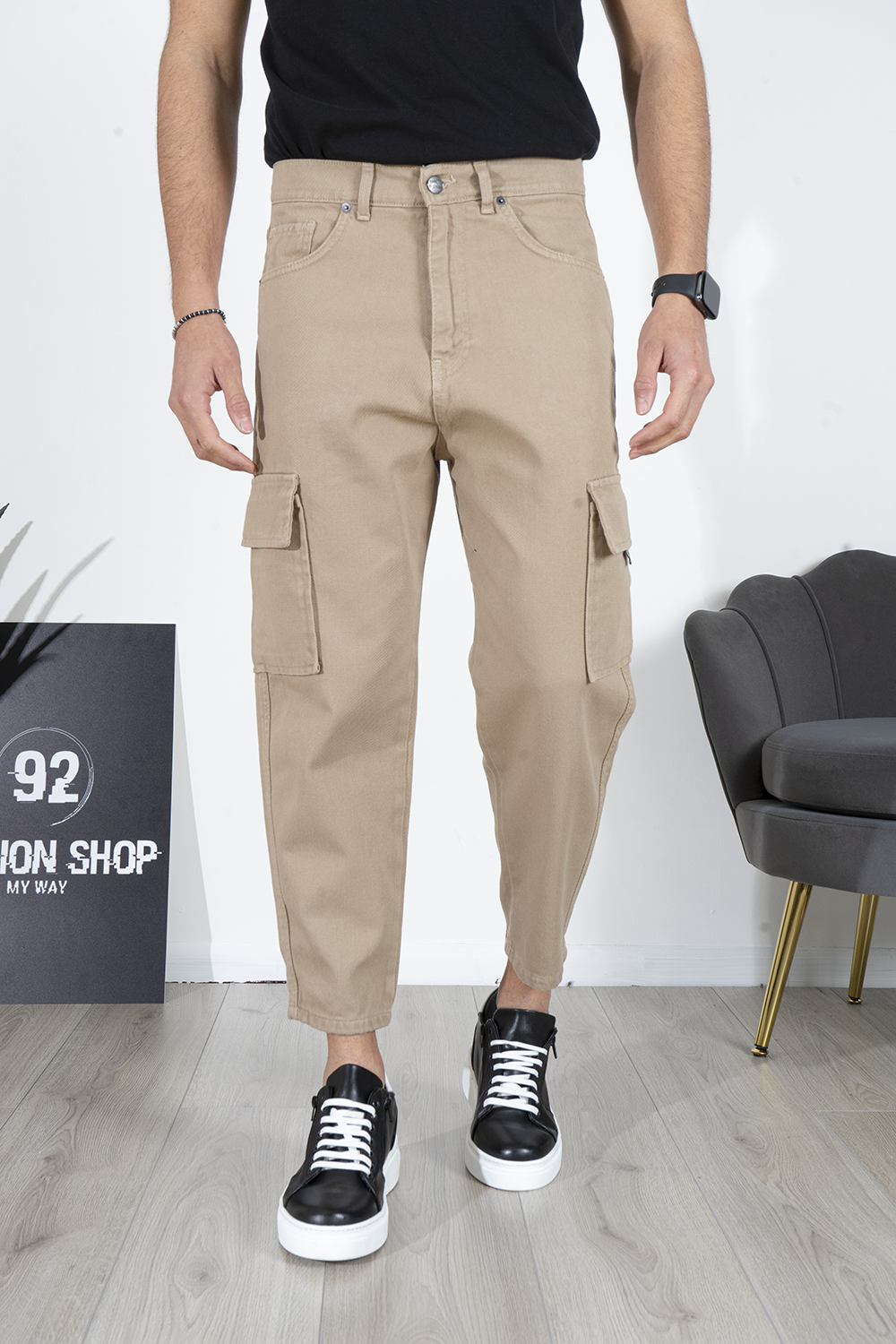 Jeans Cargo 'B' Bull Denim Art. Js515