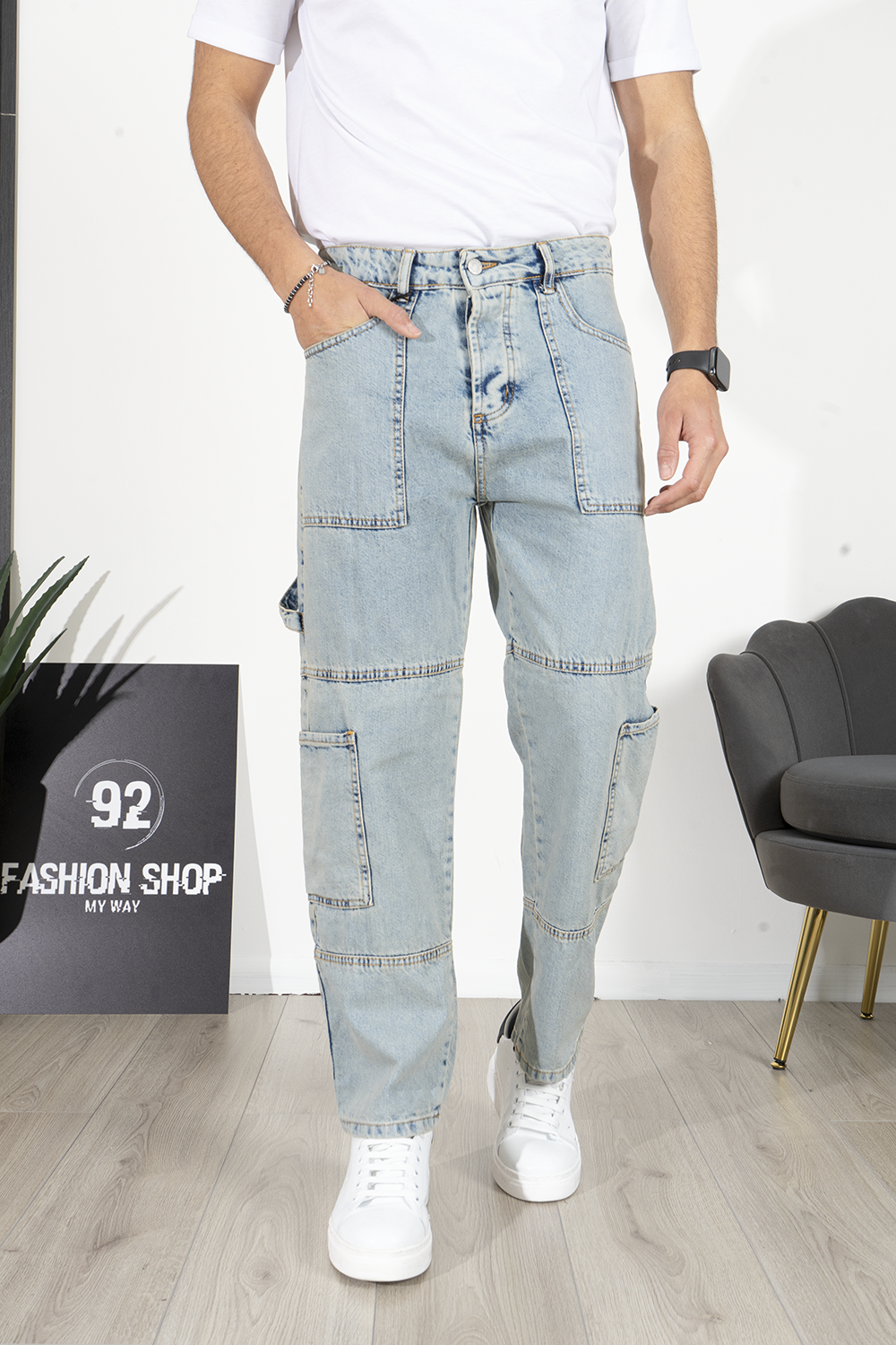 Jeans Uomo Carpenter Old Wash Art. Js523