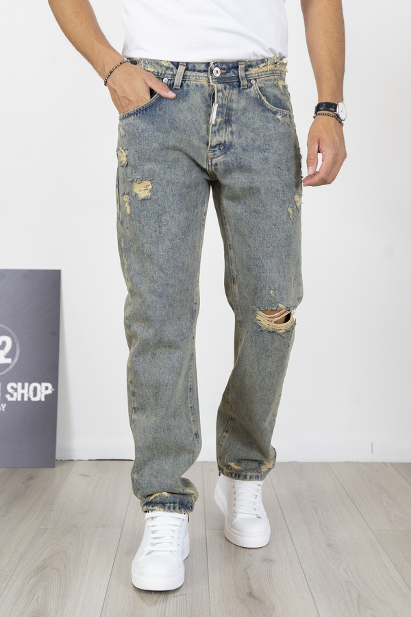 Jeans Uomo Cianotic Straight Fit Art. Js551