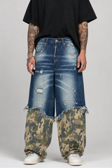 Jeans Super Baggy Army Blu Art. Js568