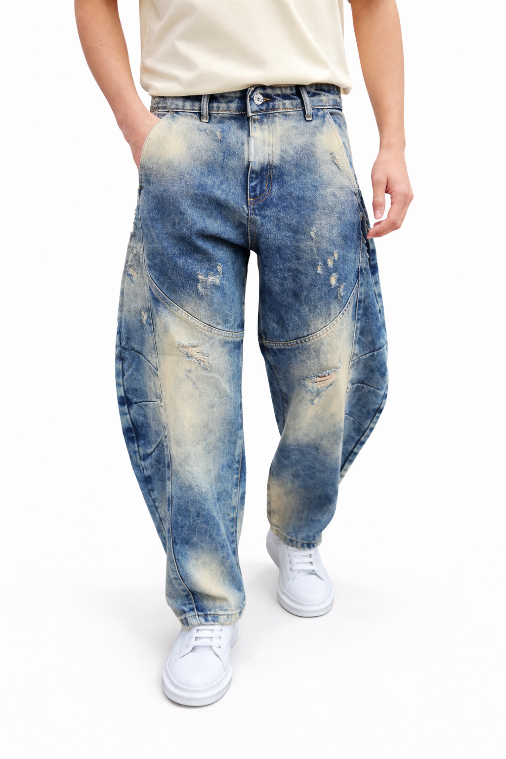 Jeans Balloon Fit Curved Leg Art. Js565