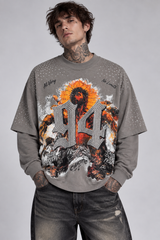 T-Shirt Long sleeve Strass ''94'' Art. Ts326
