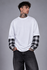 T-Shirt Long Sleeve Bicolore '' Scottish '' Art. Ts322