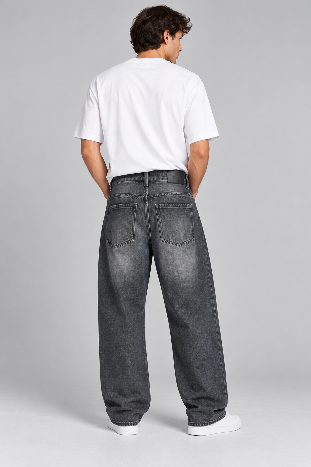 Jeans Baggy Black Fumè Art. Js595