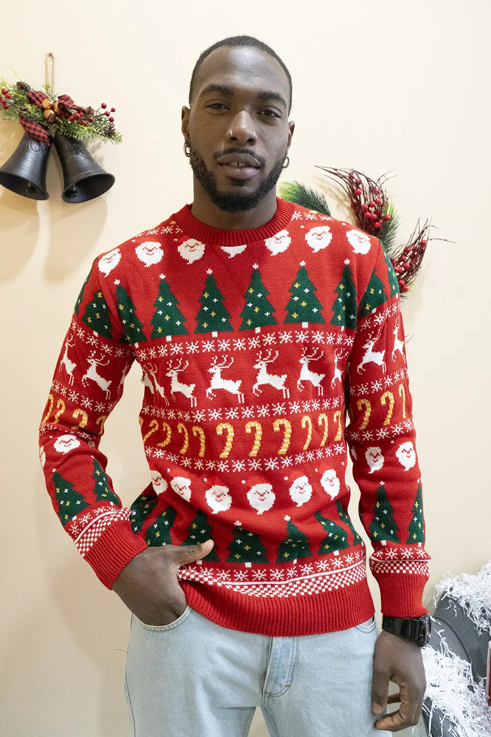 Maglione renna uomo sales