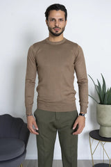 Maglioncino Girocollo In Filo Rasato Slim Fit Art. Mg147