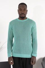 Maglia Uomo Traforata Tinta Unita Art. Mg138