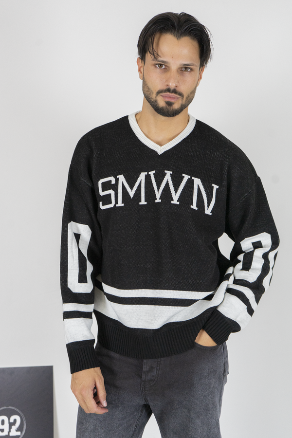 Maglione Uomo Crop Con Logo SMWN Art. Mg173