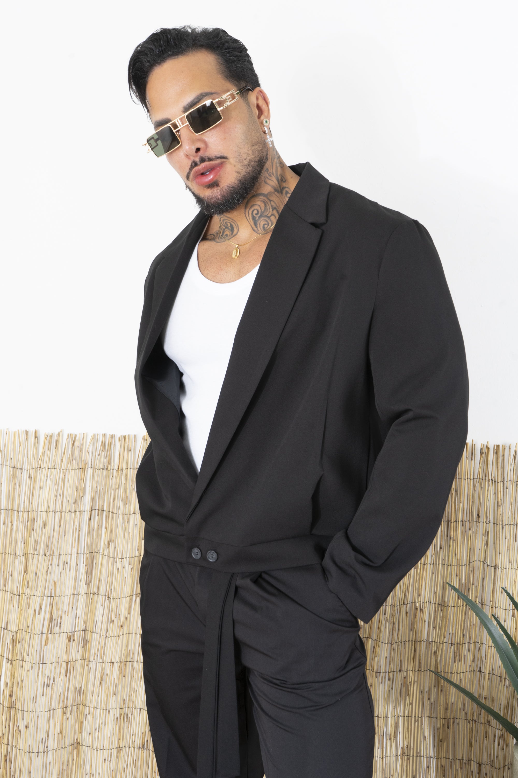 Abito Con Giacca Crop Collo Reverse Art. Ab20