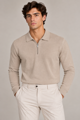 Polo In Maglia Con zip Art. Mg186
