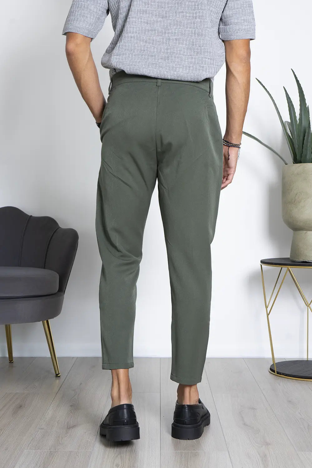 Pantalone Casual Bottone centrale Art. PT198