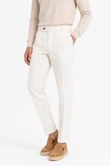 Pantalone Uomo In Lino Con Bottone Lungo Art. Pt171