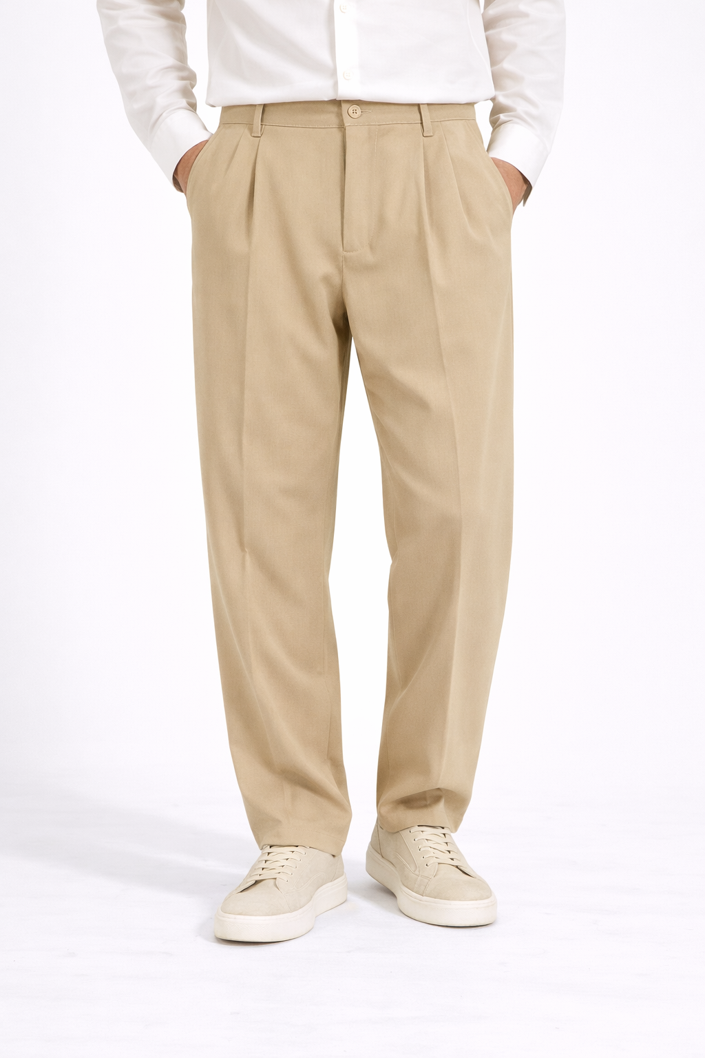 Pantalone Uomo Con bottone elastico Loose Fit Art. Pt173