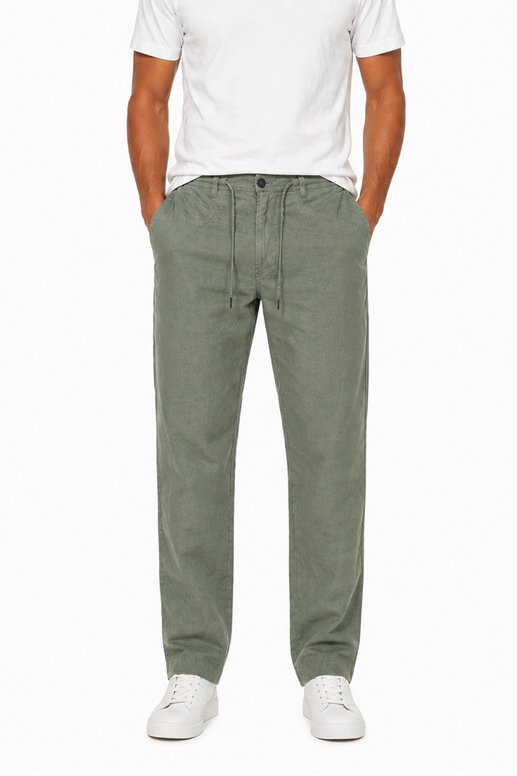 Pantalone Uomo Relaxed Misto Lino Art. Pt218