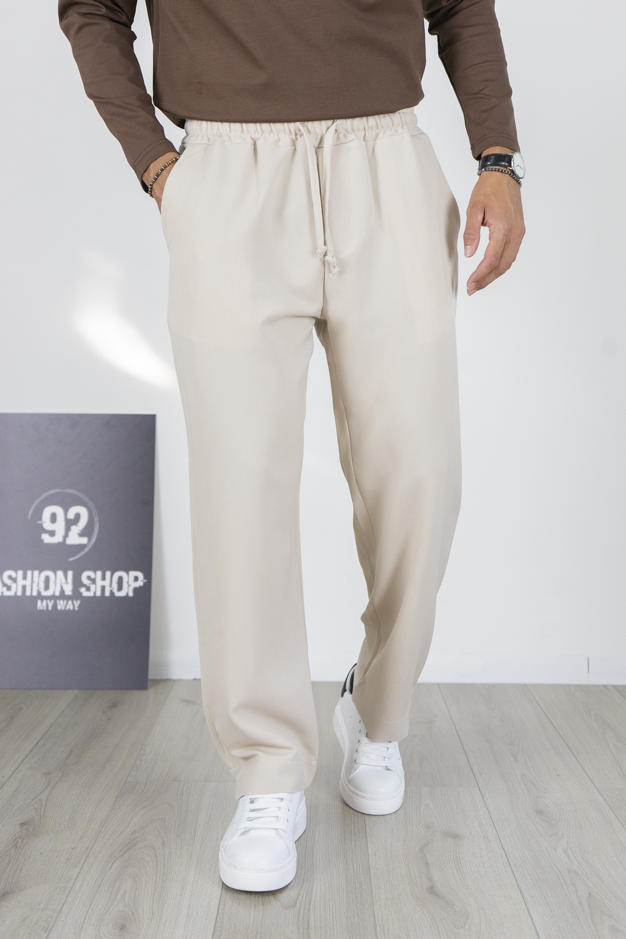 Pantalone Palazzo Vita Jogger e Coulisse Art. Pt210