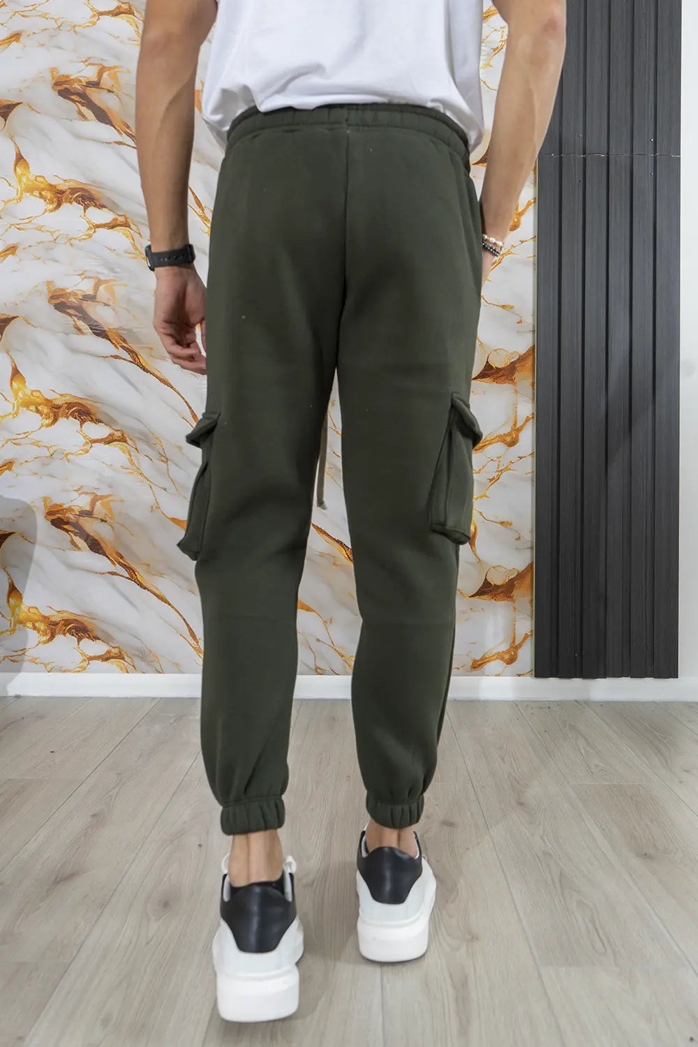 Pantalone Tuta Cargo Felpato Art. PT199