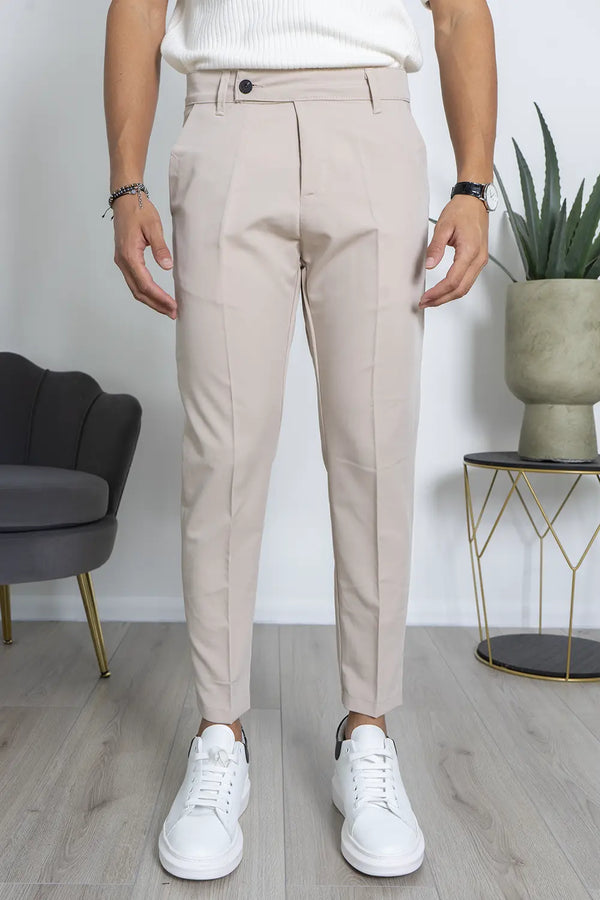 Pantalone Uomo Con Bottone Decentrato Art. PT165