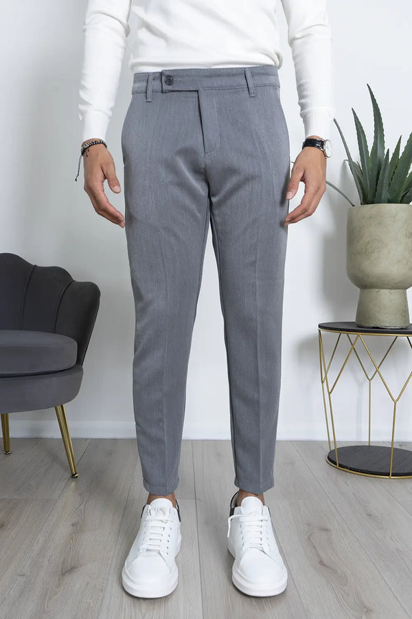 Pantalone Uomo Con Bottone Decentrato Art. PT165
