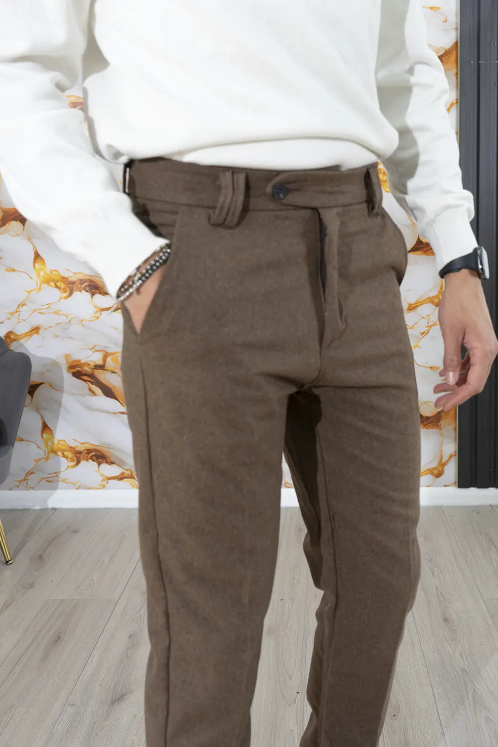 Pantalone in Misto Lana Art. Pt206