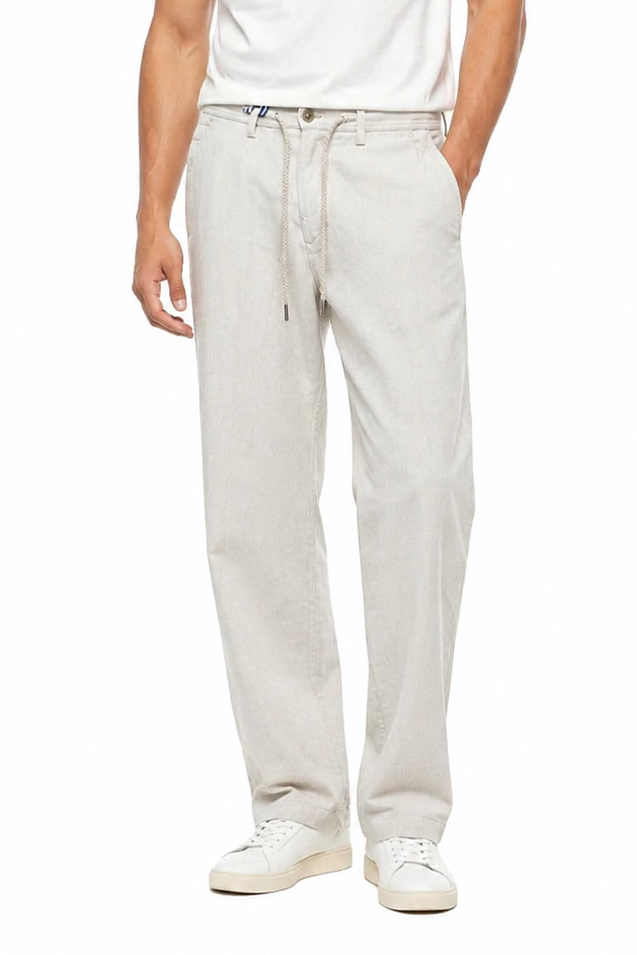 Pantalone Uomo Relaxed Misto Lino Art. Pt218