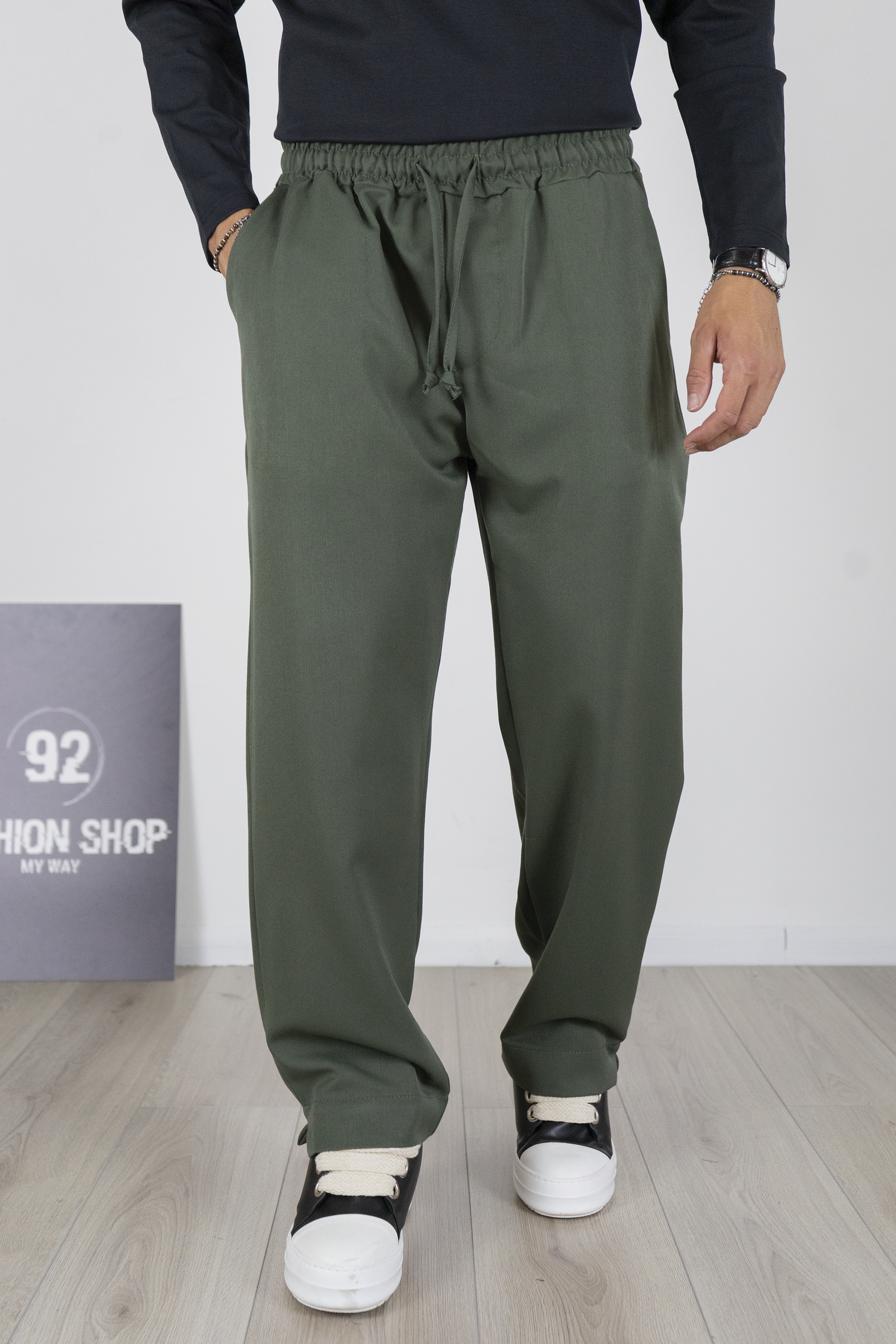 Pantalone Palazzo Vita Jogger e Coulisse Art. Pt210
