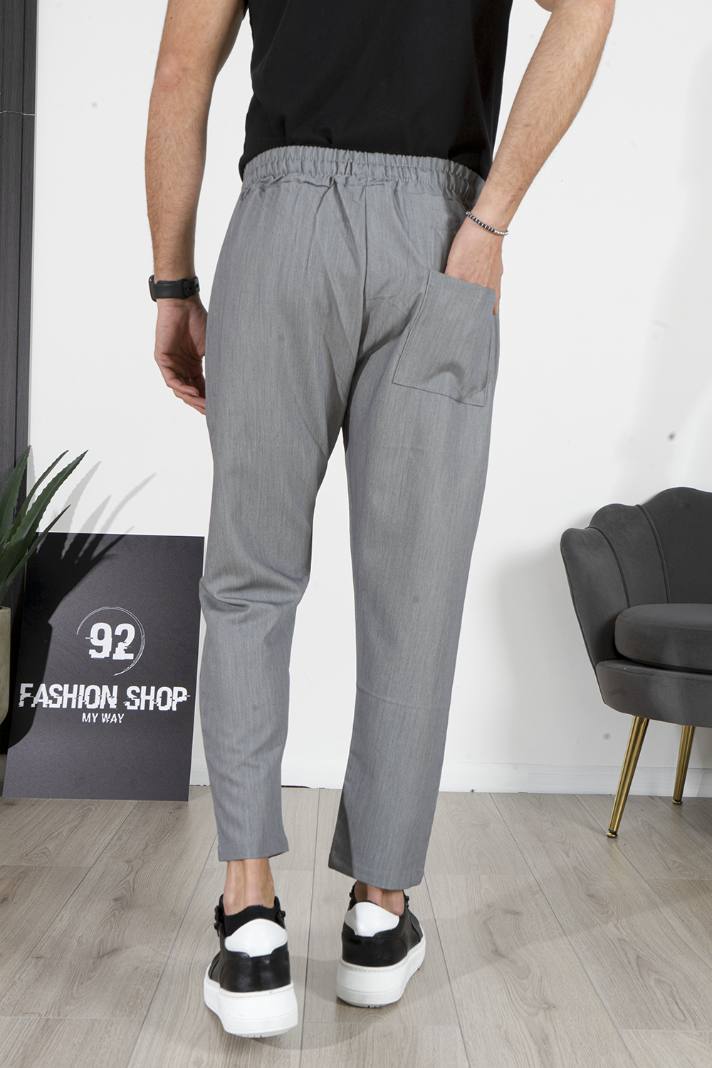 Pantalon de jogging pour homme avec cordon de serrage art. Pt183