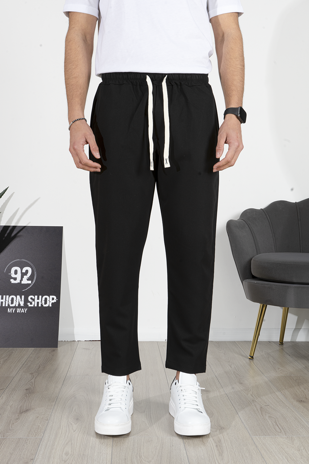 Pantalon de jogging Vita pour homme avec cordon de serrage art. Pt183
