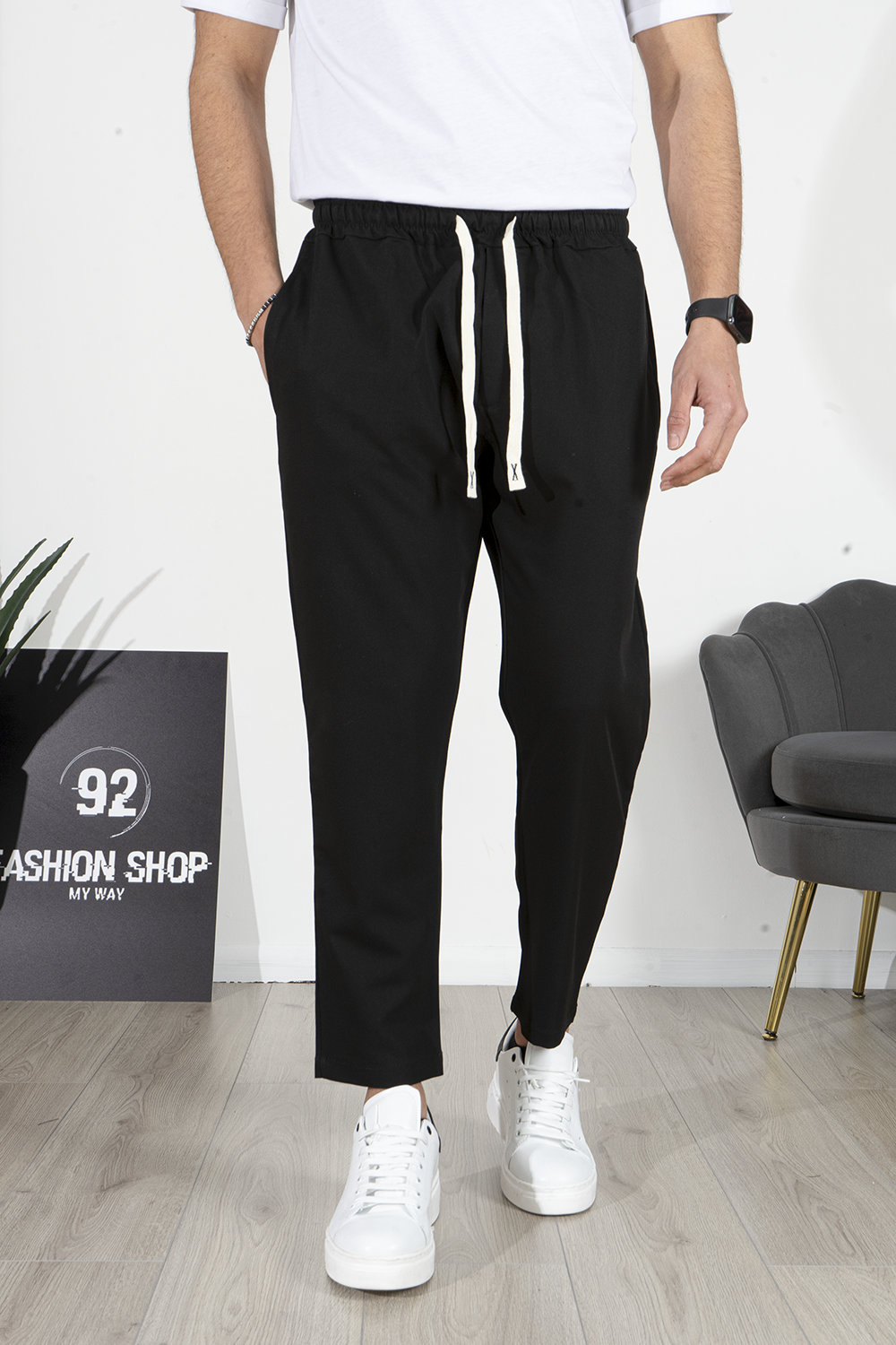 Pantalon de jogging Vita pour homme avec cordon de serrage art. Pt183